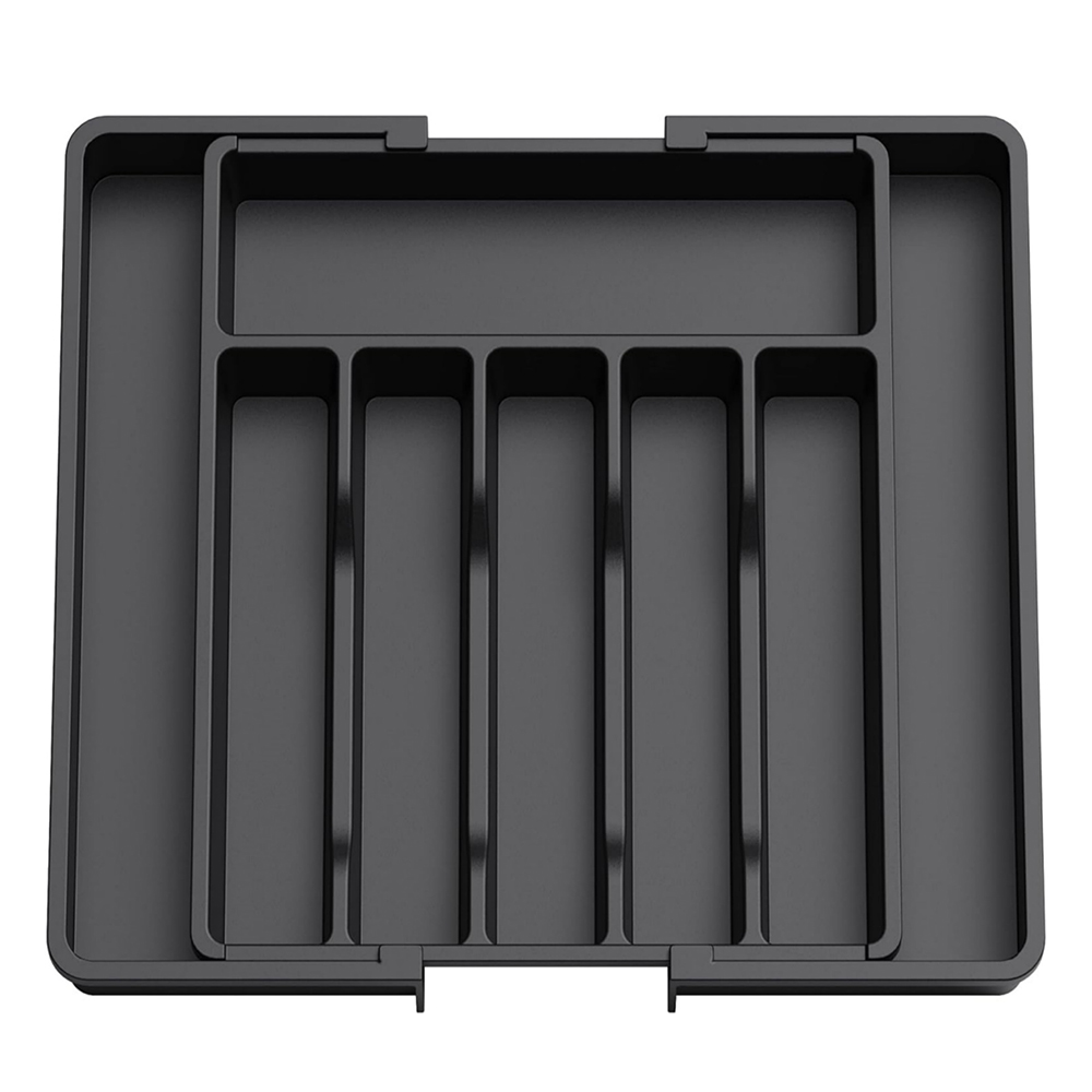 Drawer Organizer Tray - LMETJMA Espandibile Posate Posate Organizzatore Vassoio