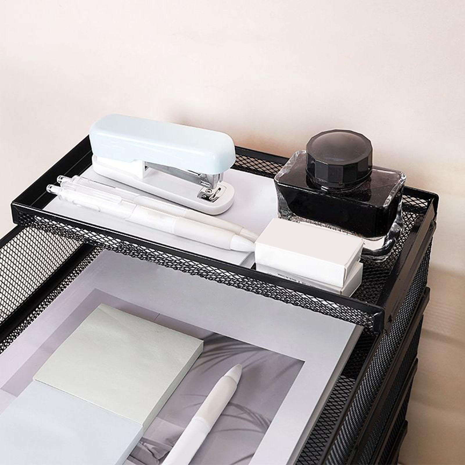 Drawer Organizer Tray - Vassoi da scrivania File impilabile in