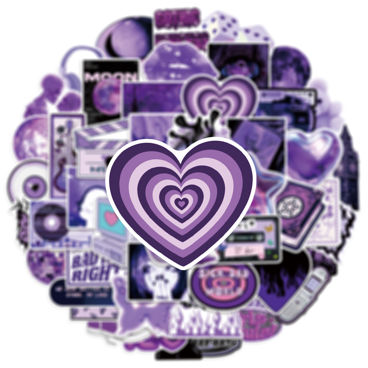 50/100 Pz Viola Y2K Ragazza Gr - Office Supply Cart recensione e prezzo