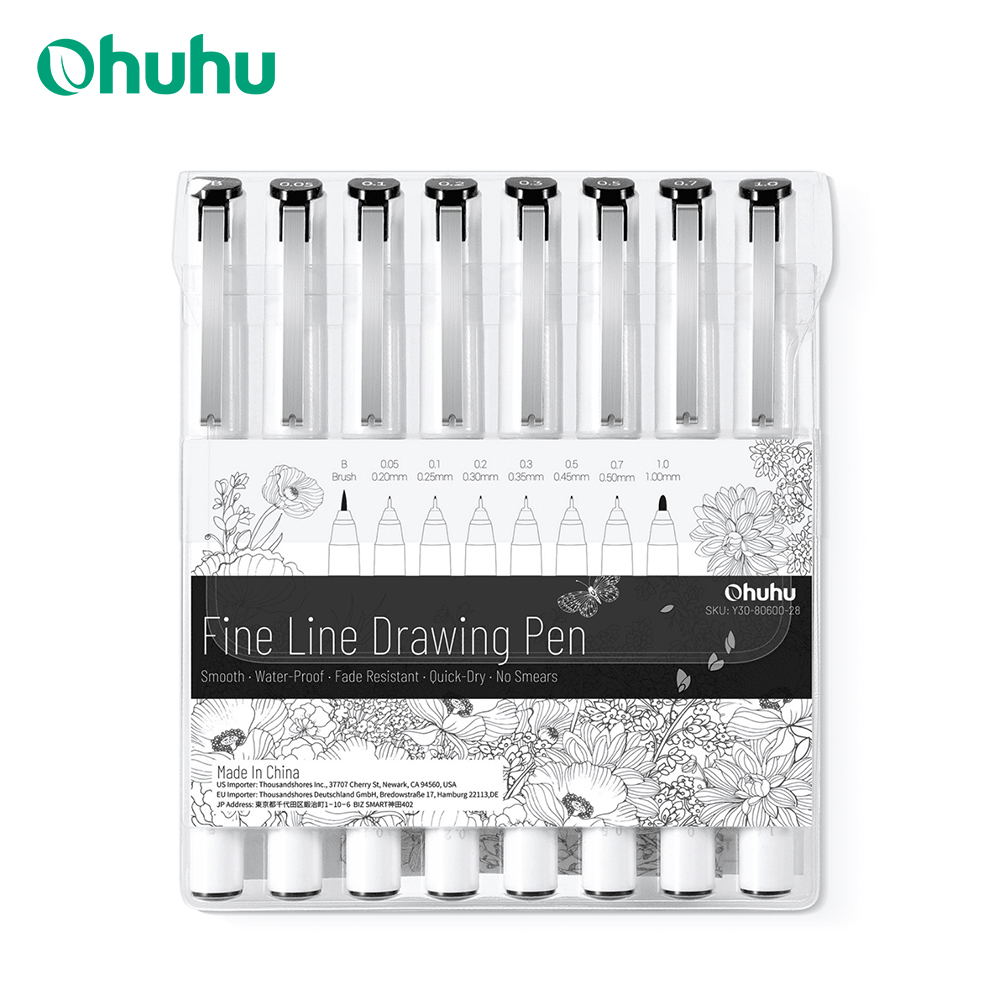 Ohuhu Micro Pen Fineliner Penn - Copic Marker Sketch recensione e prezzo