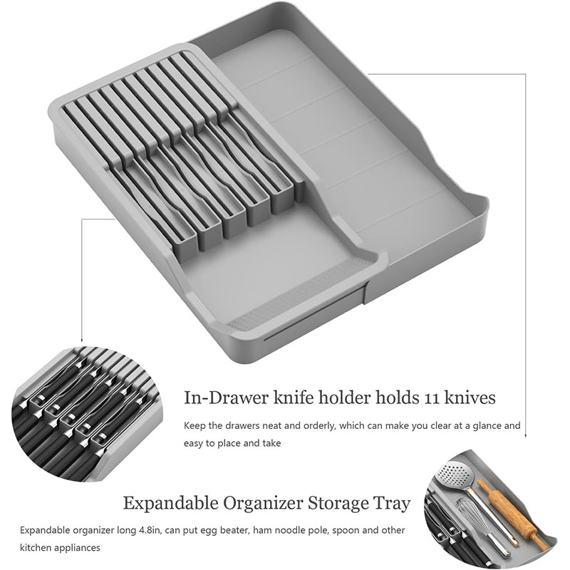 Portacoltelli con vassoio port - Drawer Organizer Tray recensione e prezzo