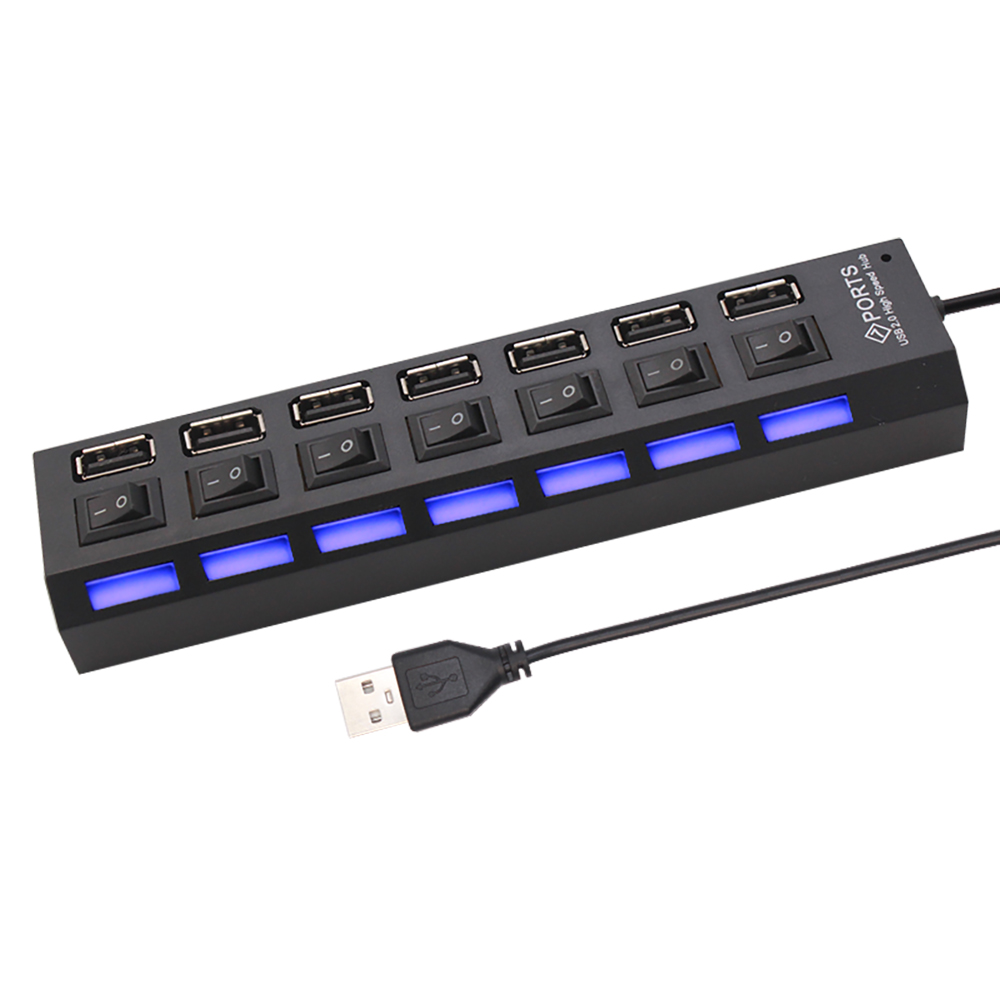Splitter hub USB 2.0 a 7 porte - Office Supply Cart recensione e prezzo