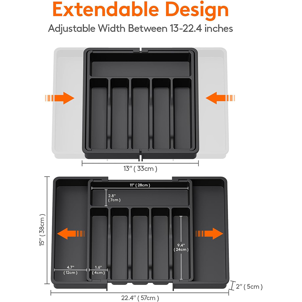 LMETJMA Espandibile Posate Pos - Drawer Organizer Tray recensione e prezzo